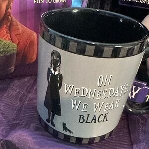 Wednesday Black and Gray Mug